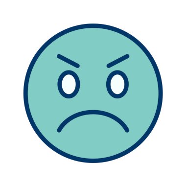 Moda Biçimli Emoji Simgesi İzole Arkaplan 