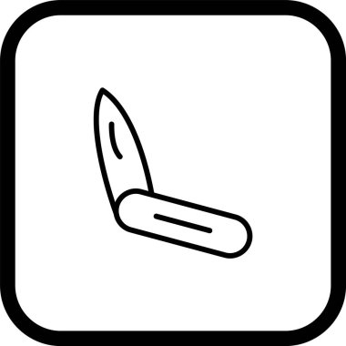  bıçak simgesi modada izole edilmiş arkaplan