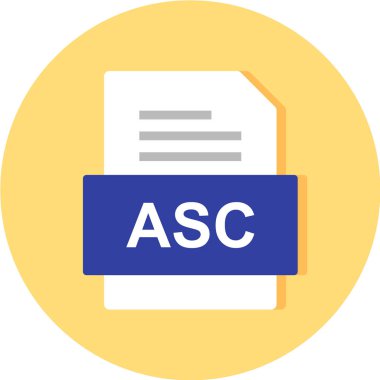 dosya biçimi simgesi, vektör illüstrasyonu