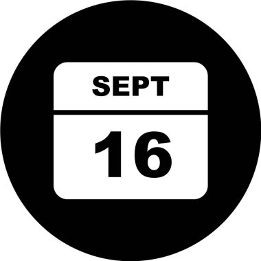 Takvim simgesinin vektör illüstrasyonu 