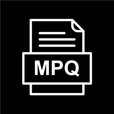 dosya biçimi simgesi, vektör illüstrasyonu