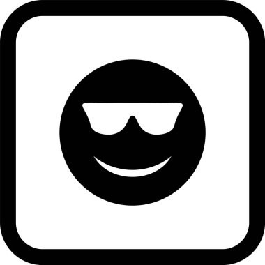 Havalı Emoji Simgesi Moda Tarzı İzole Arkaplan