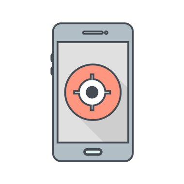 Mobil Uygulamalar konsept vektör çizimi beyaz arkaplan üzerinde 