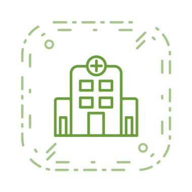 Sağlık hizmeti simgesi vektör illüstrasyonu