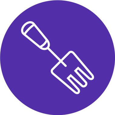 Bahçıvanlık simgesi evli tasarım vektörü illüstrasyonu