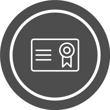 belge simgesi vektör illüstrasyonu