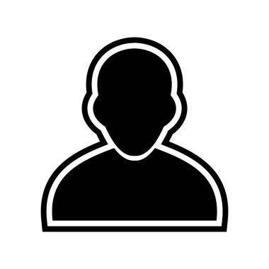 Moda Biçimli Avatar Simgesi İzole Arkaplan