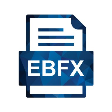 dosya biçimi simgesi, vektör illüstrasyonu