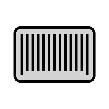  Moda Biçiminde Barkod Simgesi İzole Arkaplan