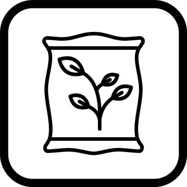  Moda Biçiminde Gübre Simgesi İzole Arkaplan