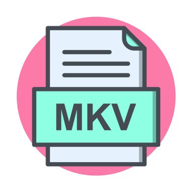 dosya biçimi simgesi, vektör illüstrasyonu