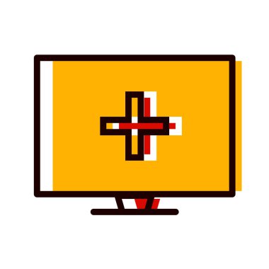 minimalist vektör illüstrasyonu, uygulama simgesi