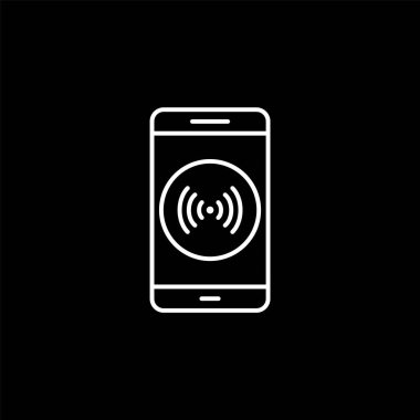 Hareketli Mobil Uygulama Simgesi Moda Biçimli İzole Arkaplan