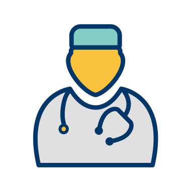 doktor satırı vektör simgesi