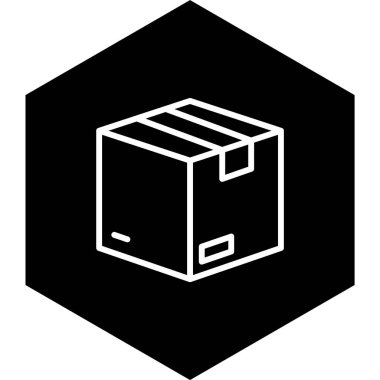 Paket Simgesi Moda Biçiminde İzole Arkaplan