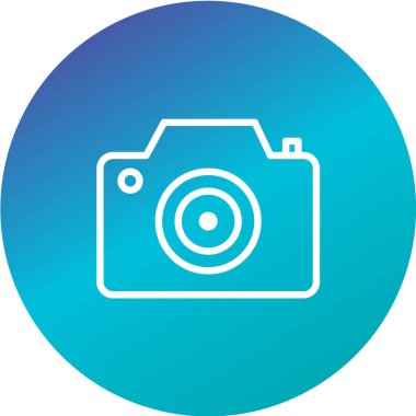 Multimedya düz simgesi beyaz arkaplanda izole edildi