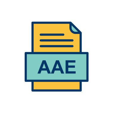 tipik dosya biçimi vektör illüstrasyonu 