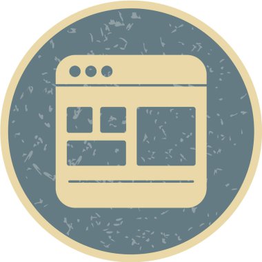 Web için bir takvimin vektör illüstrasyonu