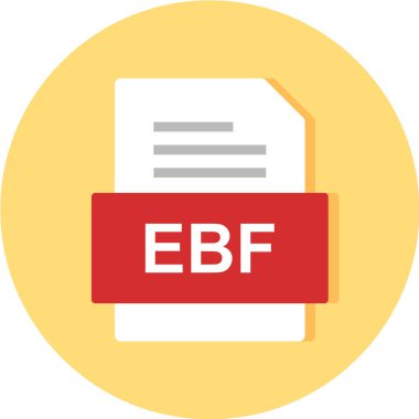 dosya biçimi simgesi, vektör illüstrasyonu