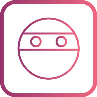 Gülümseme simgesi, vektör illüstrasyonu