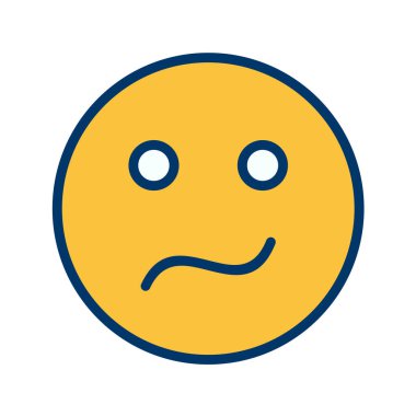 Moda Biçimli Emoji Simgesi İzole Arkaplan 