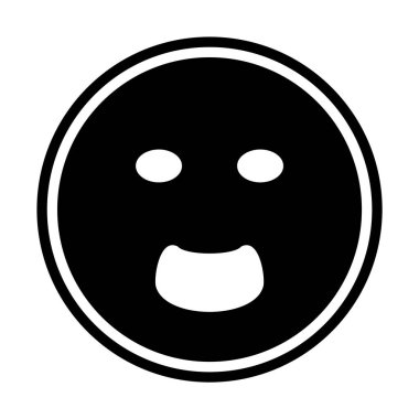 Moda Tarzı İzole Arkaplanda Emoji Simgesi Bağırılıyor          