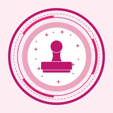 Moda Biçiminde Pul Simgesi Ayrı Arka Gruplandırılmış