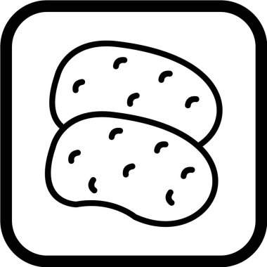 Gıda Web ikonu vektör illüstrasyonu 