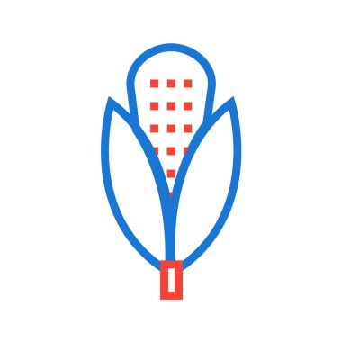  Gıda ve içecek Web ikonu vektör illüstrasyonu