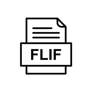 dosya biçimi simgesi, vektör illüstrasyonu