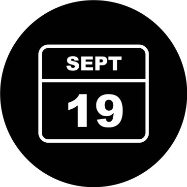 Takvim simgesinin vektör illüstrasyonu 