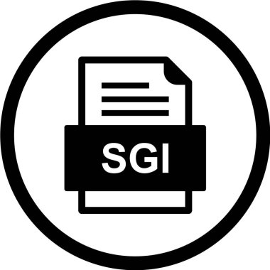 dosya biçimi simgesi, vektör illüstrasyonu