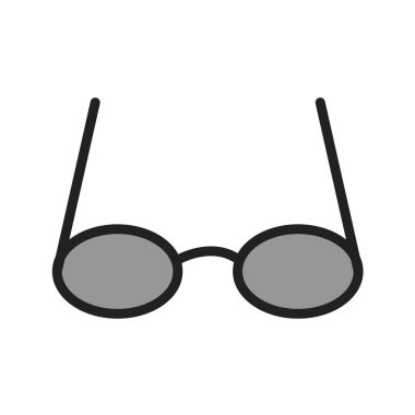 gözlük ikonu vektör illüstrasyonu