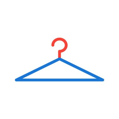 Askı Simgesi Moda Biçimi İzole Arkaplan