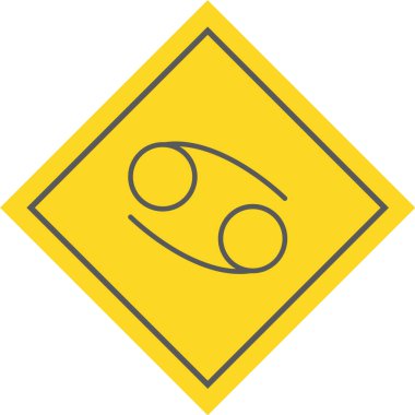 Zodyak işaretinin vektör çizimi