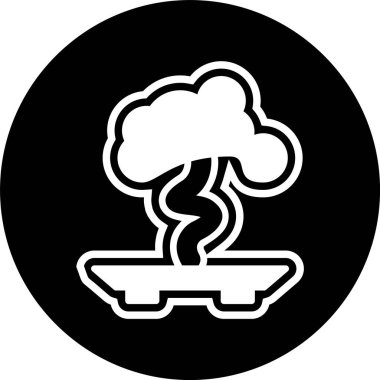 Bonsai Simgesi Moda Tarzı İzole Arkaplan