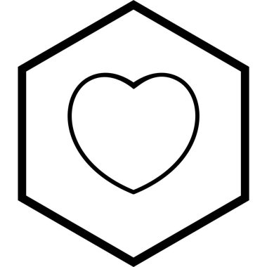 kalp simgesi modada izole edilmiş arkaplan