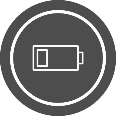 Düşük Batarya Simgesi Moda Tarzı İzole Arkaplan