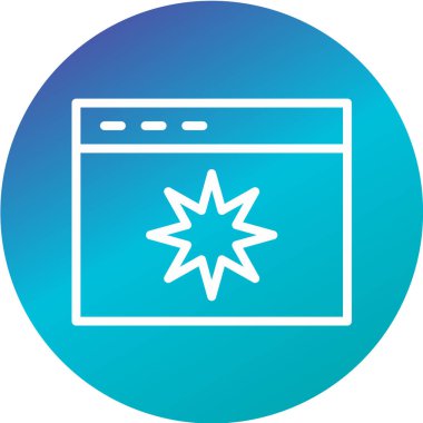 seo modern simgesinin vektör illüstrasyonu