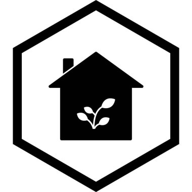  Bitki Evi Simgesi Moda Tarzı Tarzı İzole Arkaplan