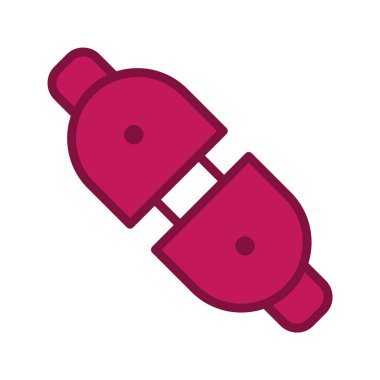 Moda Biçiminde Bağlantı Simgesi İzole Arkaplan