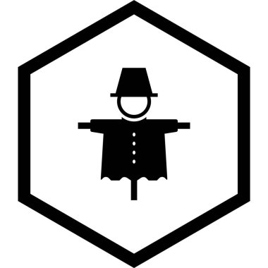  Korku Kargası Simgesi Moda Biçiminde İzole Arkaplan