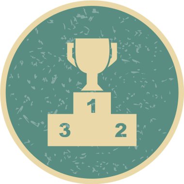 Altın kupanın vektör illüstrasyonu