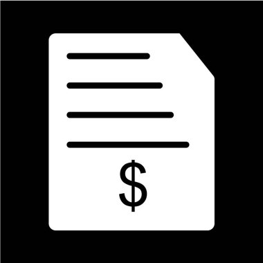 Dolar simgesi vektör illüstrasyonu