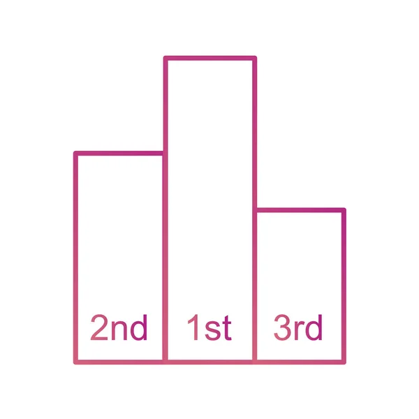 Icona Vettoriale Del Grafico — Vettoriale Stock