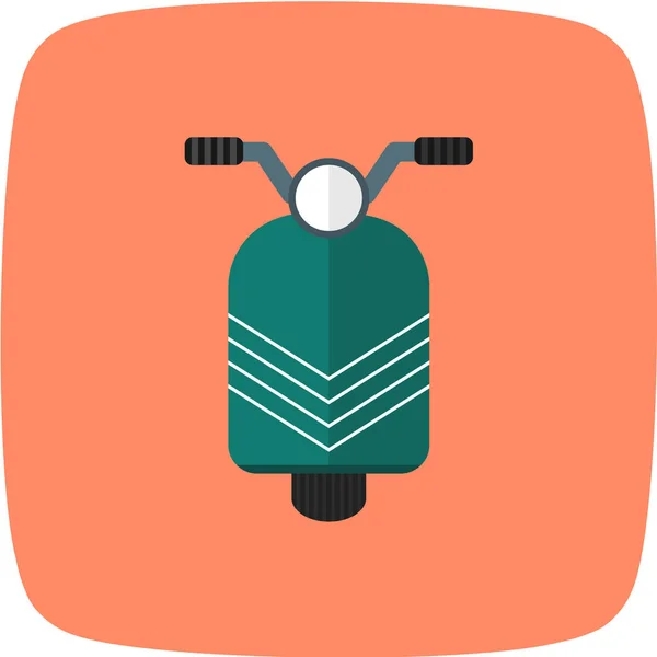 現代のオートバイのアイコンのベクトル図 — ストックベクタ