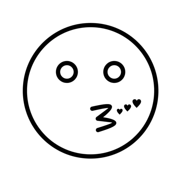 Εικονίδιο Emoji Μοντέρνο Στυλ Απομονωμένο Φόντο — Διανυσματικό Αρχείο