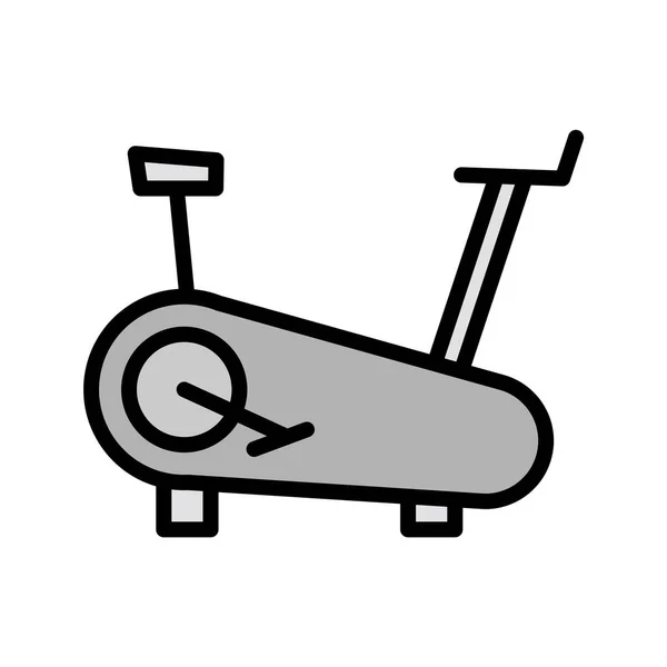 Fietsmachine Pictogram Trendy Stijl Geïsoleerde Achtergrond — Stockvector