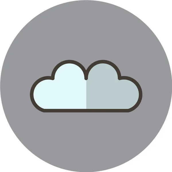 Ilustrație Pictogramă Vector Cloud — Vector de stoc