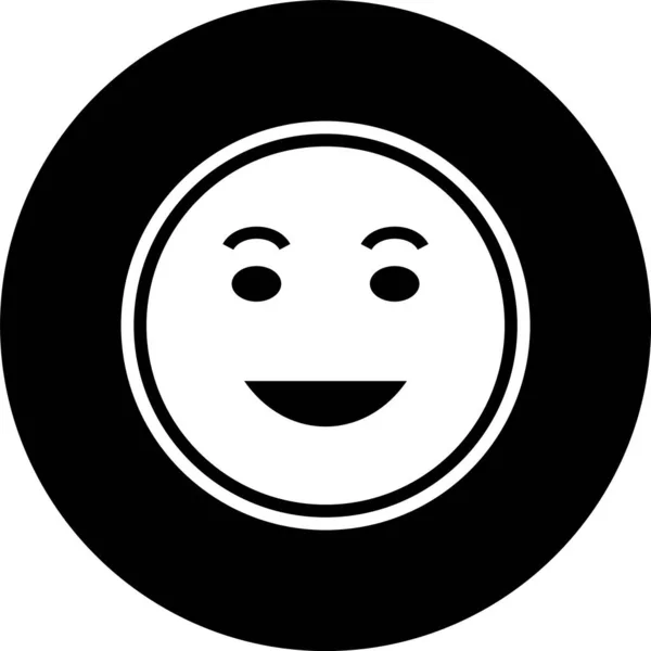 Lol Emoji Ikonen Trendig Stil Isolerad Bakgrund — Stock vektor